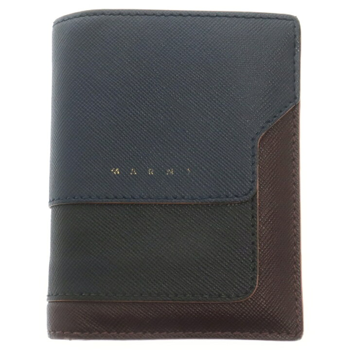 楽天市場】MARNI(マルニ) サフィアーノレザー コンパクトウォレット 二  