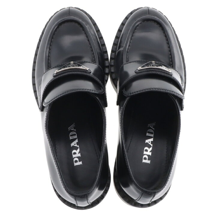 楽天市場】PRADA(プラダ) サイズ:37 トライアングルロゴプレート付き 