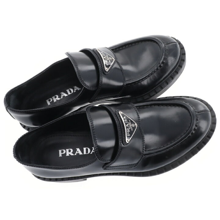 楽天市場】PRADA(プラダ) サイズ:37 トライアングルロゴプレート付き  
