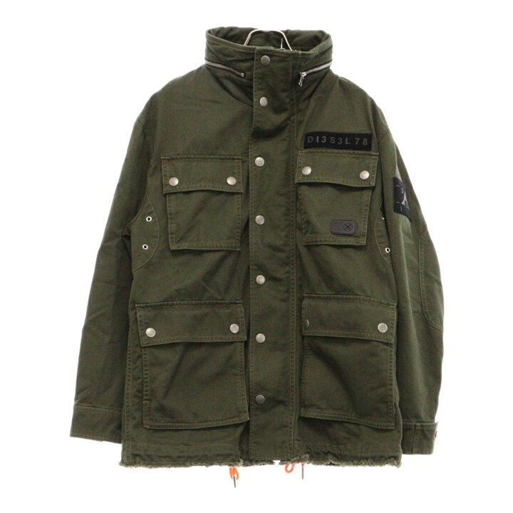 楽天市場】DIESEL(ディーゼル) サイズ:XS Military Jacket With Patch 