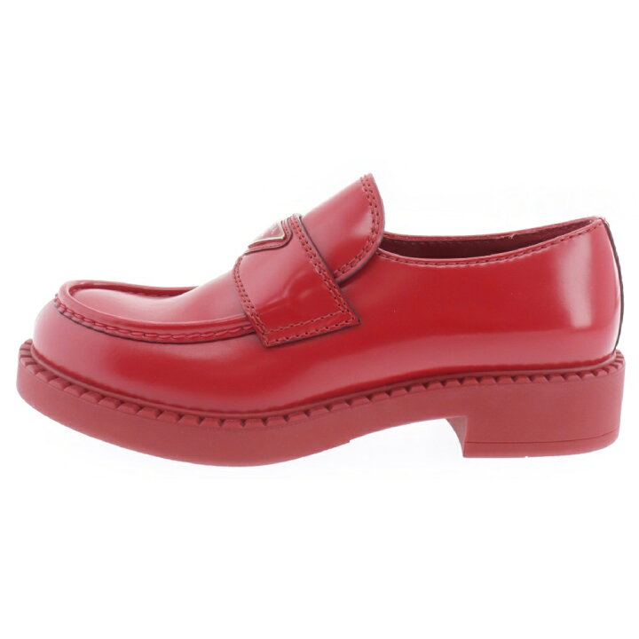 楽天市場】PRADA(プラダ) サイズ:7 1/2 トライアングルプレート レザー  