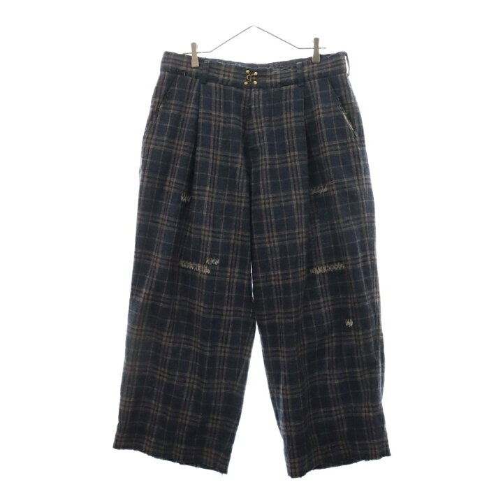 楽天市場】kolor(カラー) サイズ:2 21AW Tweed Crash Pants ツイード 
