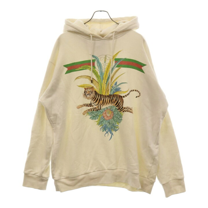 楽天市場】GUCCI(グッチ) サイズ:XL タイガーロゴプリント プル 