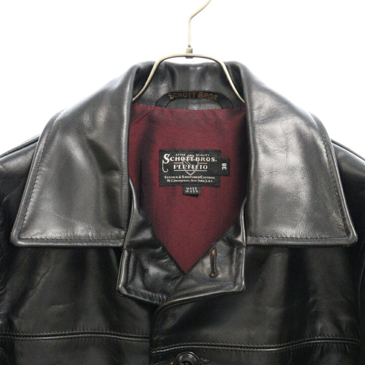 楽天市場】SCHOTT(ショット) サイズ:38 7660 632US NEW CARCOAT 茶芯 