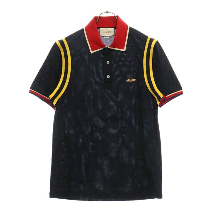 楽天市場】GUCCI(グッチ) サイズ:XXL 18AW BEE POLO BEE刺繍ストレッチ 