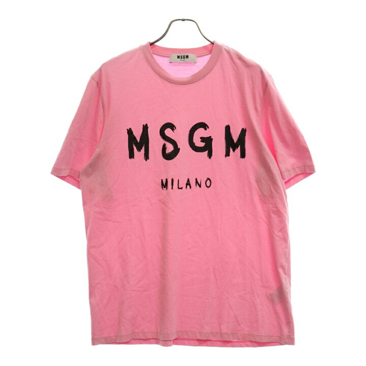 楽天市場】MSGM(エムエスジーエム) サイズ:M フロントロゴ クルー 