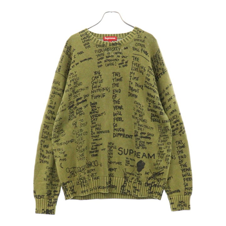 楽天市場】SUPREME(シュプリーム) サイズ:M 23SS Gonz Poems Sweater 