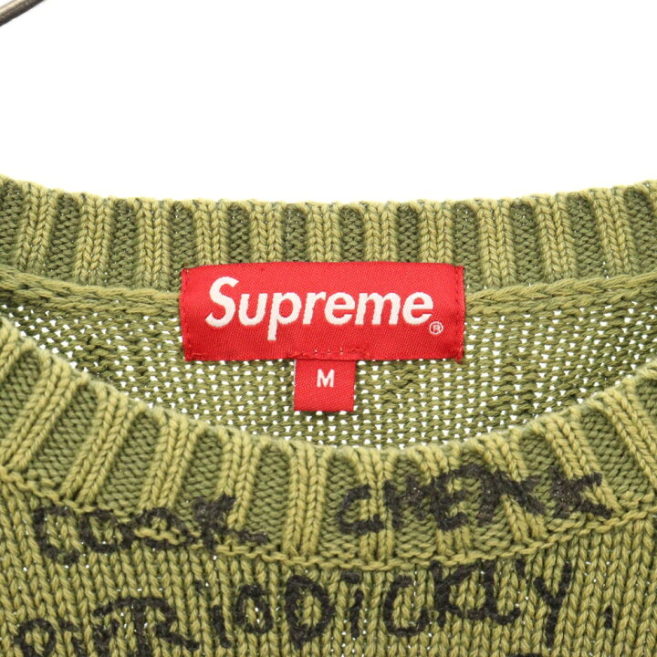 楽天市場】SUPREME(シュプリーム) サイズ:M 23SS Gonz Poems Sweater 