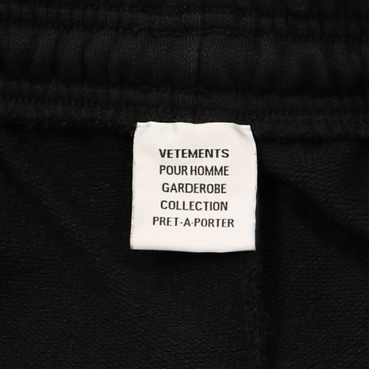 楽天市場】VETEMENTS(ヴェトモン) サイズ:S LOGO TAPE SWEATSHORTS 