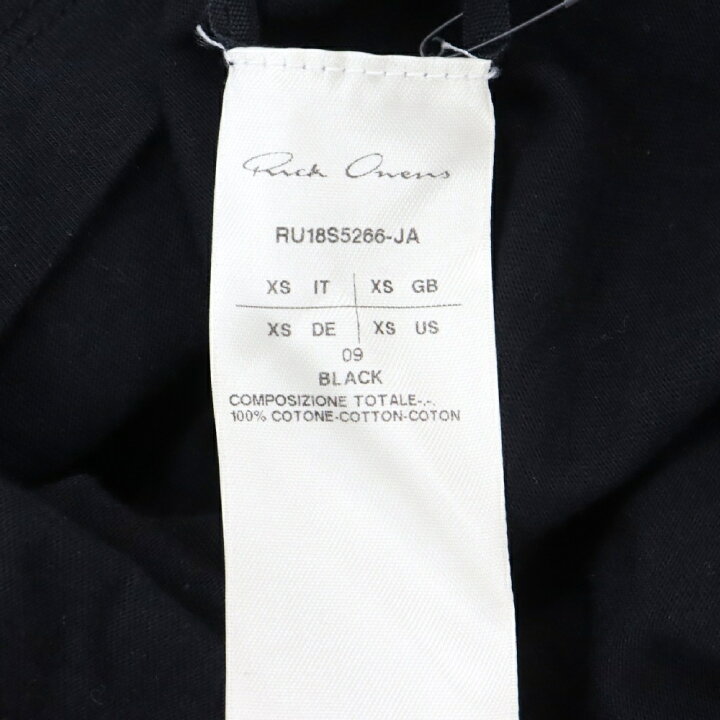 楽天市場】Rick Owens(リックオウエンス) サイズ:XS 18SS LS LEVEL TEE 