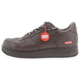 NIKE(ナイキ) サイズ:28.5cm ×SUPREME AIR FORCE 1 LOW BAROQUE BROWN シュプリーム エアフォース1 ローカットスニーカー ブラウン US10.5/28.5cm CU9225-200【中古】【程度B】【カラーブラウン】【取扱店舗BRING福岡天神店】