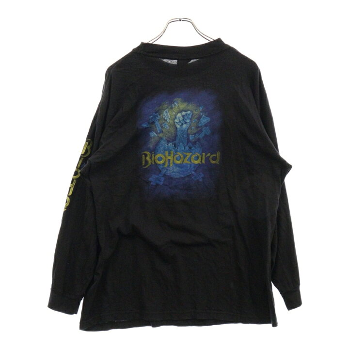 楽天市場】VINTAGE(ヴィンテージ) サイズ:M 00s BIOHAZARD L/S tee  