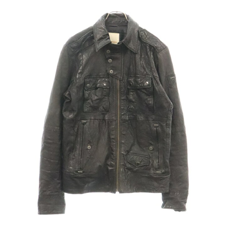 楽天市場】DIESEL(ディーゼル) サイズ:S エイジング レザージャケット 