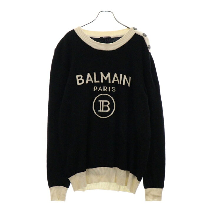 楽天市場】BALMAIN(バルマン) サイズ:L ショルダーボタン ロゴデザイン 
