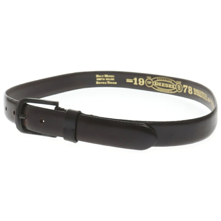 楽天市場】DIESEL(ディーゼル) サイズ:80/32 スクエアバックル レザー  