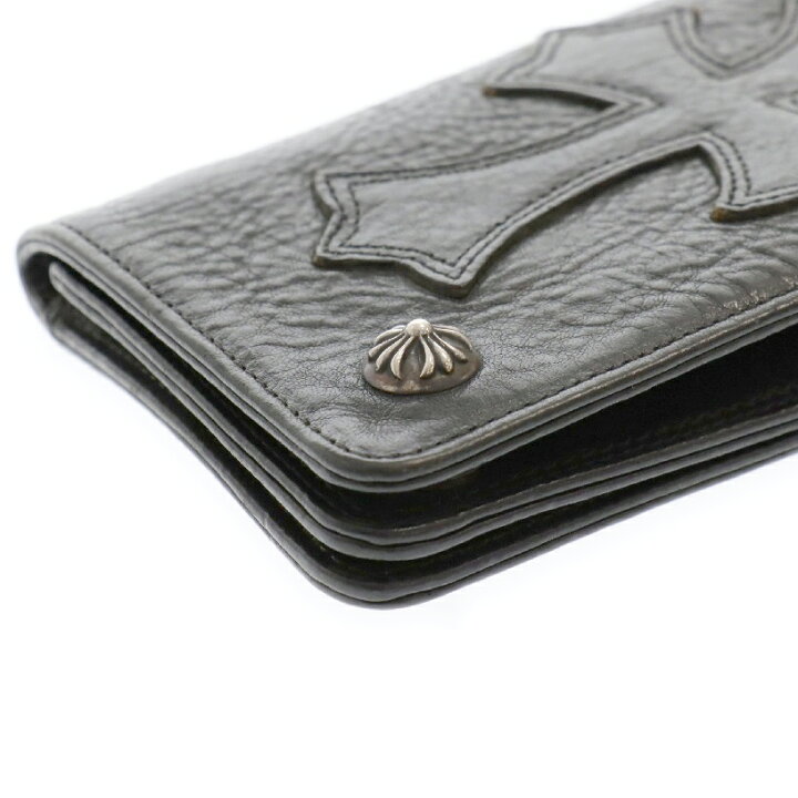 CHROME HEARTS(クロムハーツ) 1ZIP 1ジップ クロスボールボタンレザー 