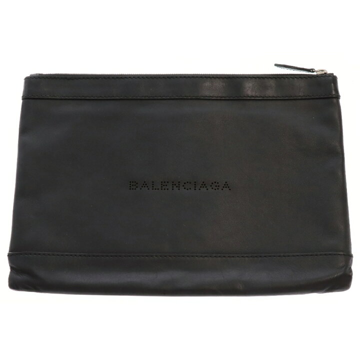 楽天市場】BALENCIAGA(バレンシアガ) ネイビークリップM パンチング 