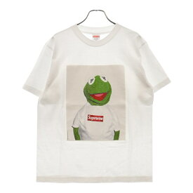 SUPREME(シュプリーム) サイズ:M 08SS Kermit The Frog Tee カーミット ザ フロッグ プリント半袖Tシャツ ホワイト【中古】【程度A】【カラーホワイト】【取扱店舗BRING KICKS】