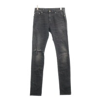 楽天市場】saint laurent paris デニム 28 ブラックの通販
