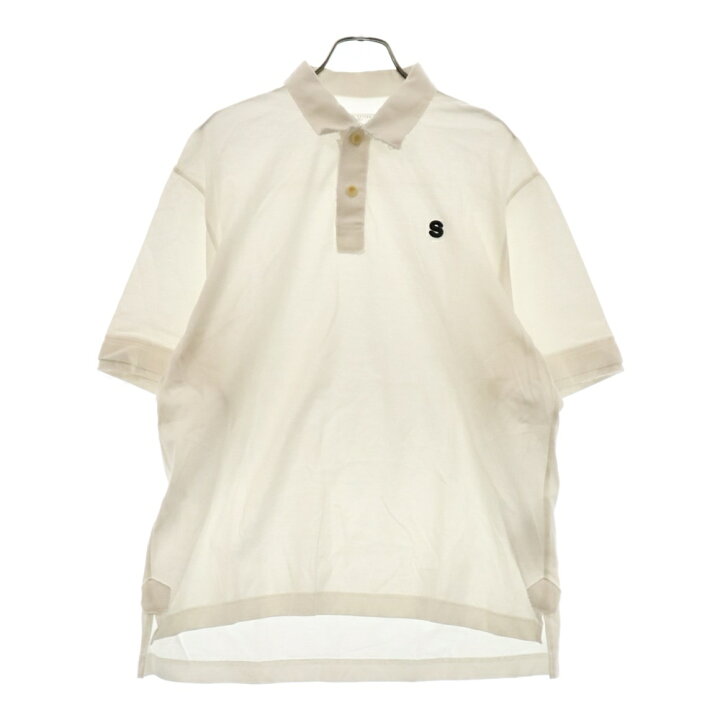 楽天市場】Sacai(サカイ) サイズ:1 22SS pique polo Shirt ピケ ポロ 
