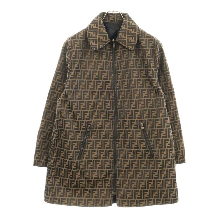 楽天市場】FENDI(フェンディ) サイズ:42 FFロゴ 総柄 リバーシブル  