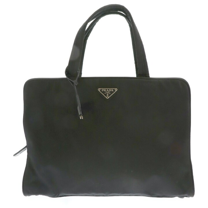 楽天市場】PRADA(プラダ) トライアングルロゴプレート ナイロン ハンド 