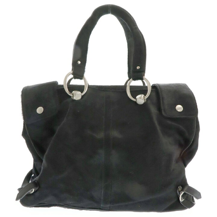 楽天市場】MARNI(マルニ) ハラコ ハンド トート バッグ ブラック 