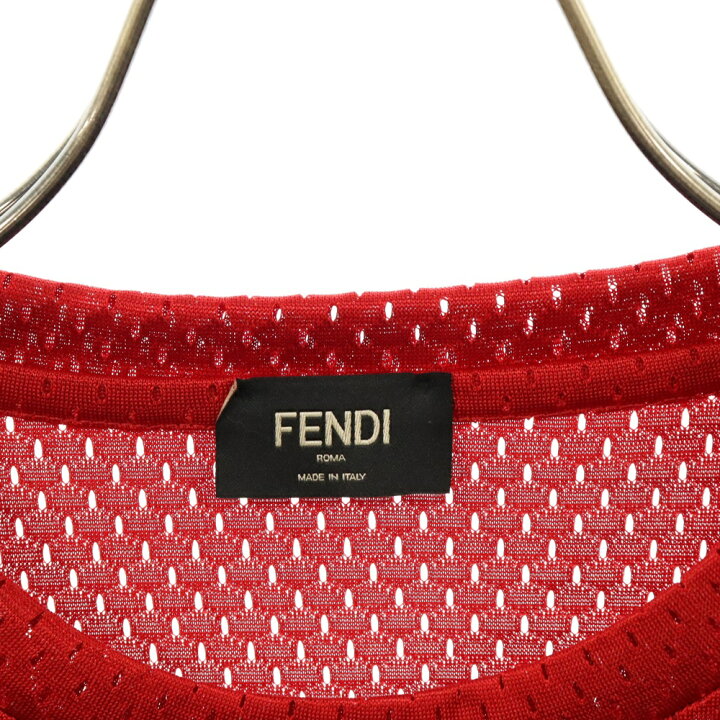 楽天市場】FENDI(フェンディ) サイズ:M クルーネック メッシュトップ  