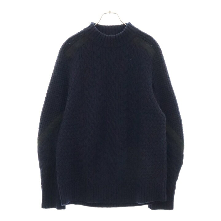 楽天市場】Sacai(サカイ) サイズ:2 Cable Knit Mock Neck Sweater 