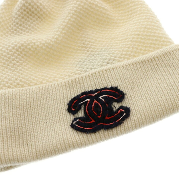 楽天市場】CHANEL(シャネル) ココマーク カシミヤ ニットキャップ 
