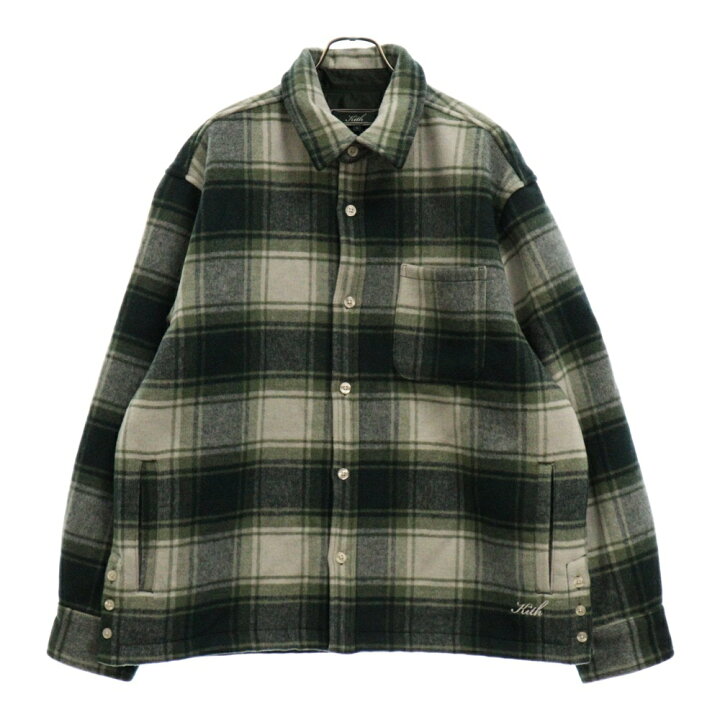楽天市場】KITH(キス) サイズ:L 23AW WOOL GINZA SHIRT ウール ギンザ  