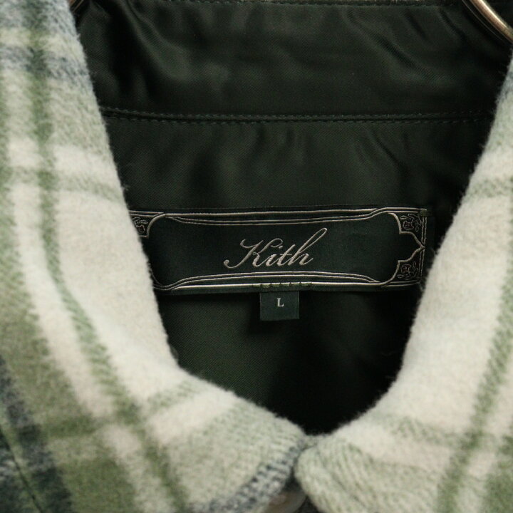 楽天市場】KITH(キス) サイズ:L 23AW WOOL GINZA SHIRT ウール ギンザ  