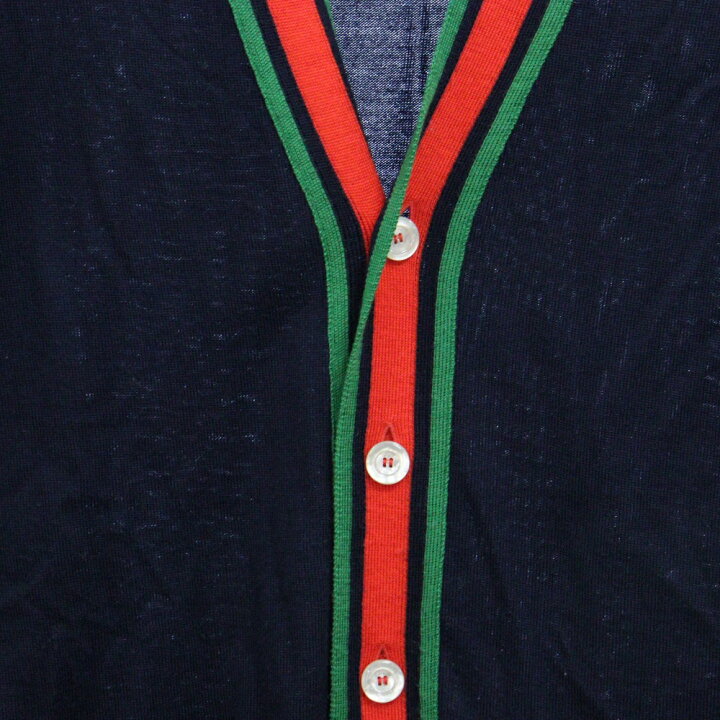 楽天市場】GUCCI(グッチ) サイズ:XL シェリーライン Vネック薄手 