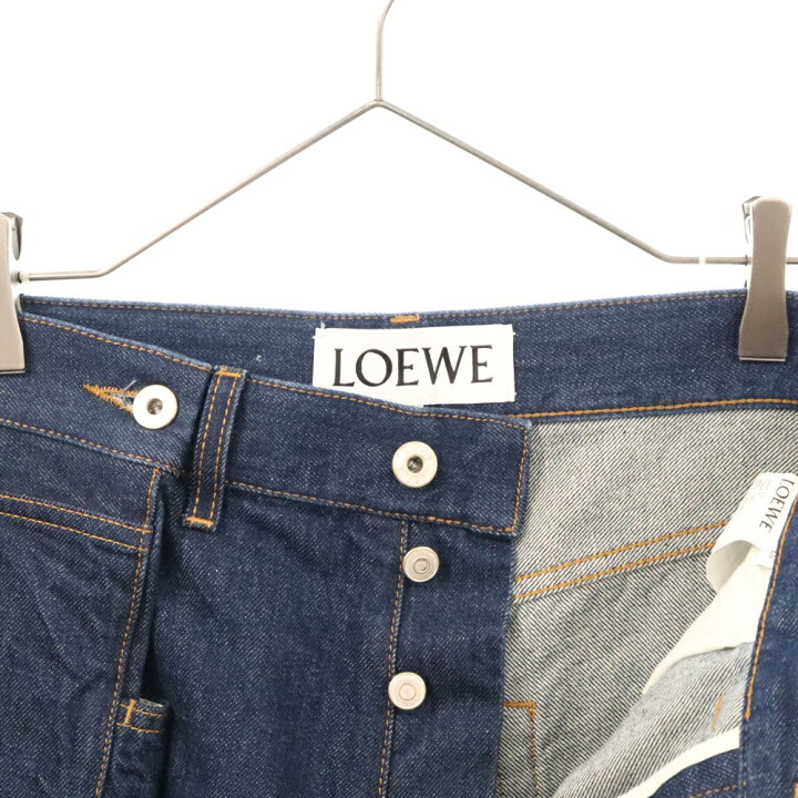 楽天市場】LOEWE(ロエベ) サイズ:46 Side Adjuster Cropped Wide Denim 