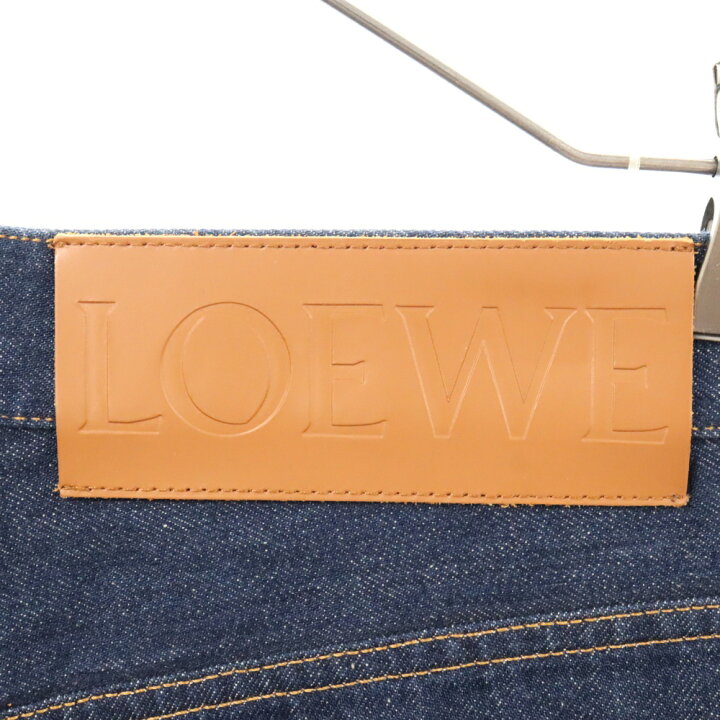 楽天市場】LOEWE(ロエベ) サイズ:46 Side Adjuster Cropped Wide Denim 