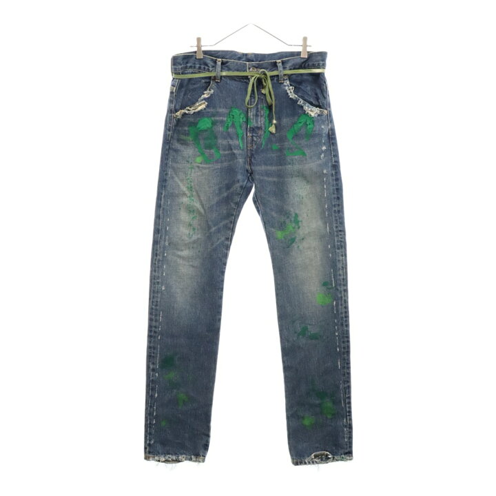 楽天市場】cvtvlist(カタリスト) サイズ:1 Painted Denim Pants H05151  