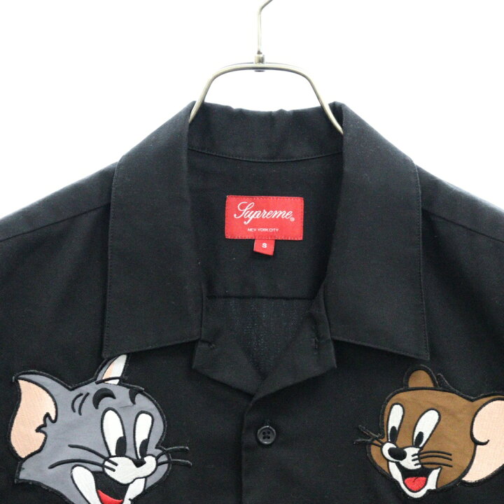 supreme tom&jerry work shirt