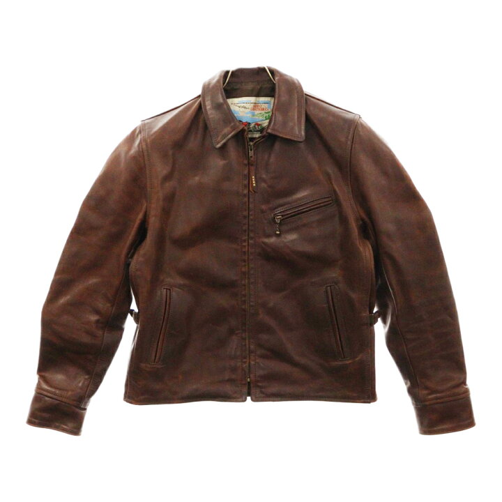 楽天市場】AERO LEATHER(エアロレザー) サイズ:36 シングルレザー 