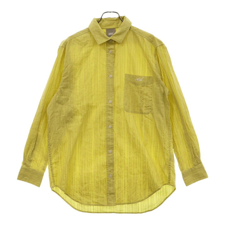 KITH(キス) サイズ:M 22SS Striped Poplin Thompson Camp Collar Shirt  