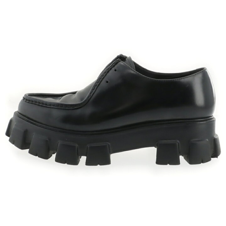 楽天市場】PRADA(プラダ) サイズ:8 1/2 モノリスブラッシュド レザー 