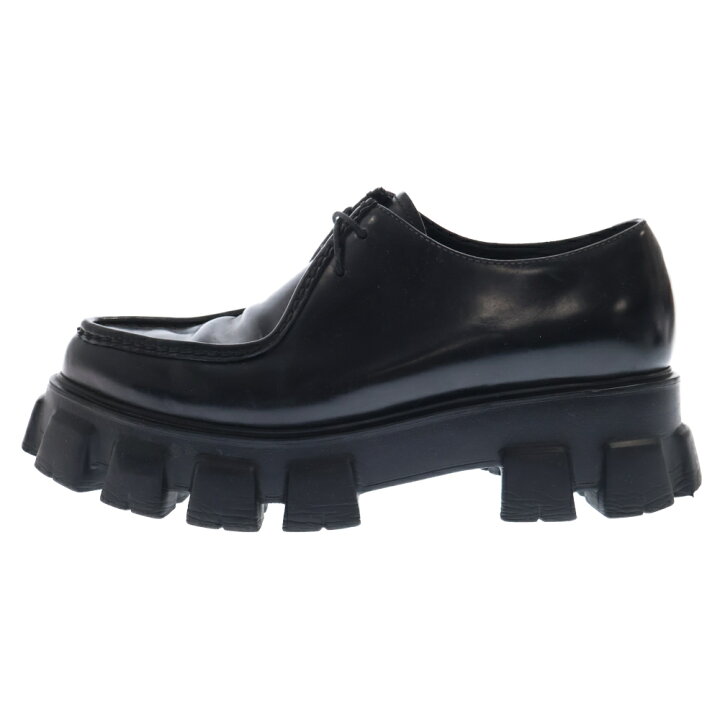 楽天市場】PRADA(プラダ) サイズ:8 1/2 モノリスブラッシュド レザー 