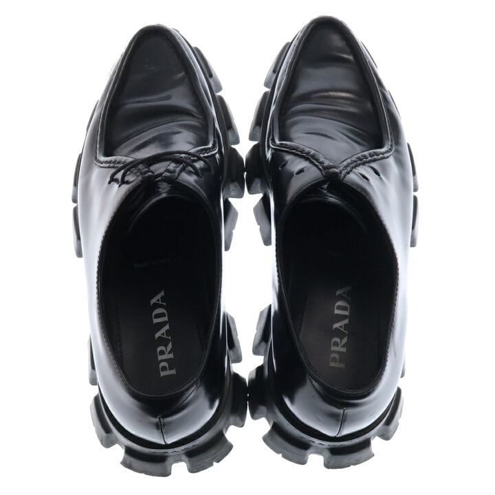 楽天市場】PRADA(プラダ) サイズ:8 1/2 モノリスブラッシュド レザー 