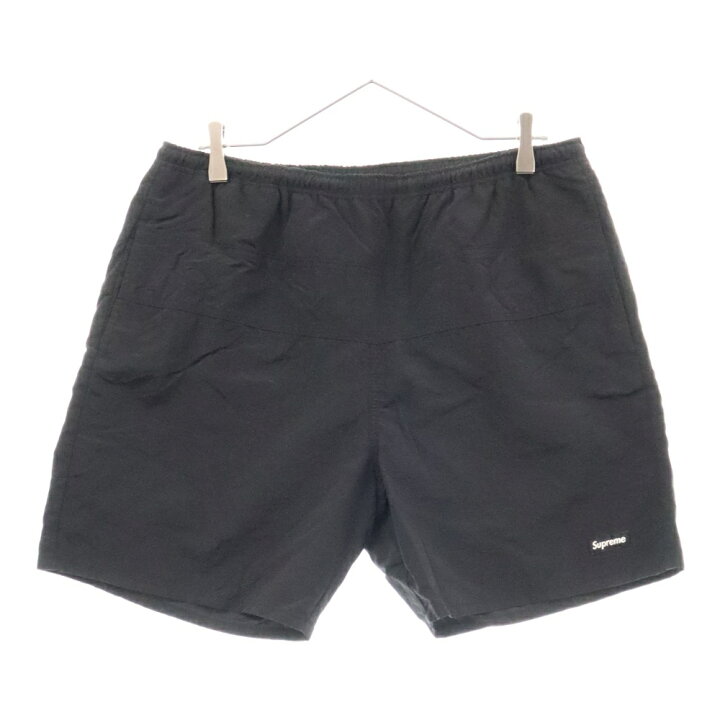 Supreme 17SS Split Logo Water Short 黒 S