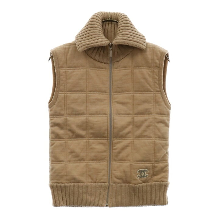 楽天市場】CHANEL(シャネル) サイズ:38 01AW CCロゴ ニット ジップ 