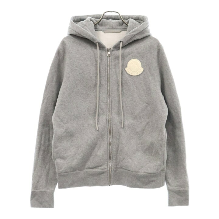 MONCLER グレー ジップアップ トレーナー サイズ1
