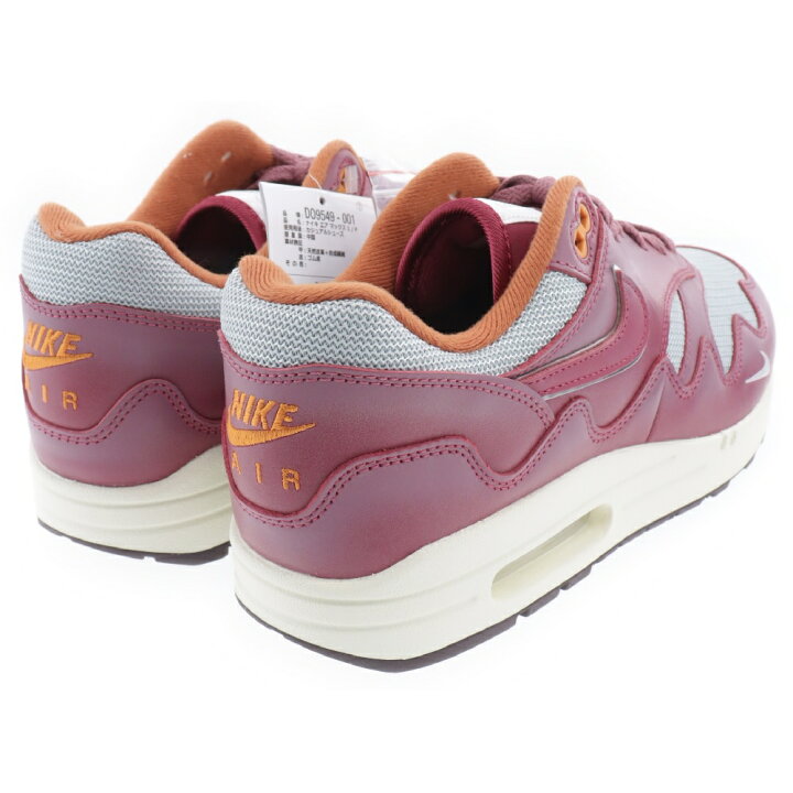 楽天市場】NIKE(ナイキ) サイズ:28.0cm ×Patta AIR MAX 1 NIGHT MAROON 