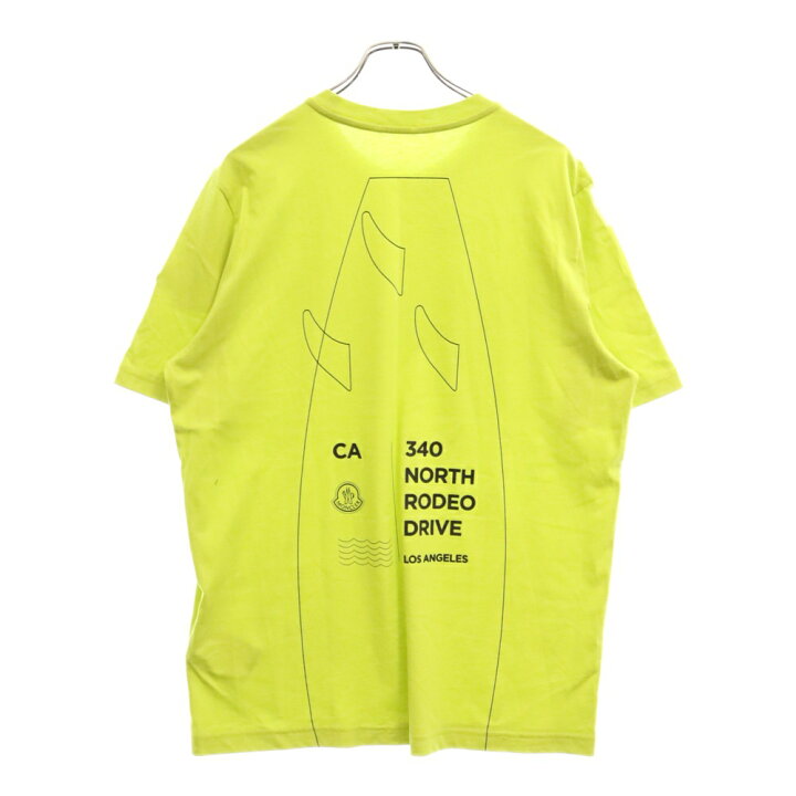 モンクレールTシャツ イエローロサンゼルス