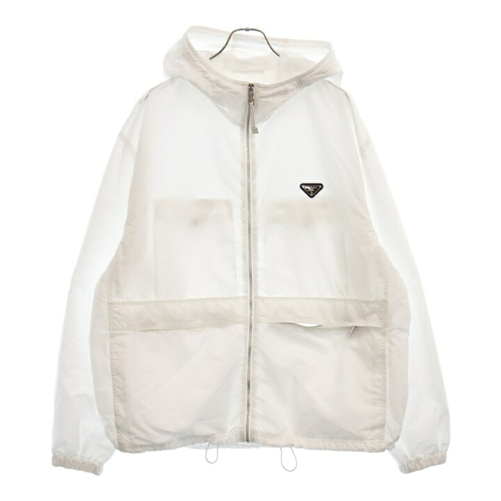楽天市場】PRADA(プラダ) サイズ:XL 24SS Nylon Jacket トライアングル 