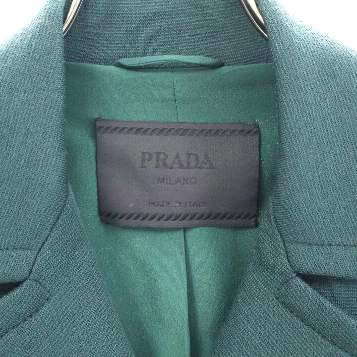 楽天市場】PRADA(プラダ) サイズ:40 4Bロングコート C-TK8925 グリーン 