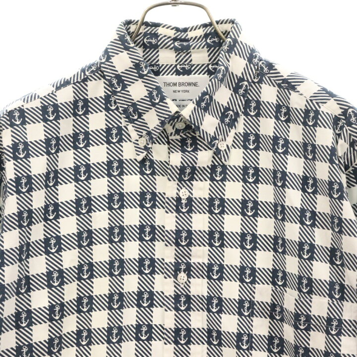 楽天市場】THOM BROWNE(トムブラウン) サイズ:2 総柄長袖チェック 
